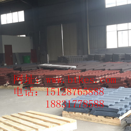 杭州富陽(yáng)彩石金屬瓦設(shè)備案例1